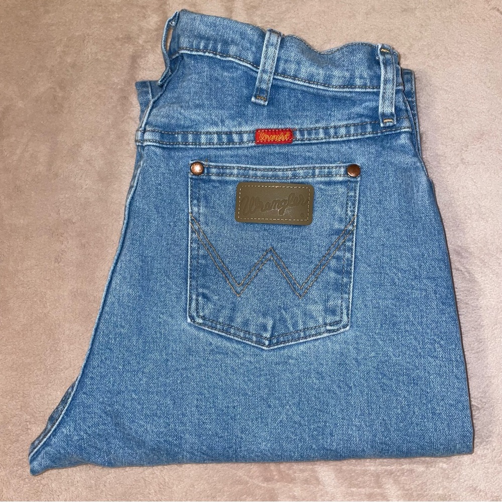 Wrangler Blue Straight Leg Jeans